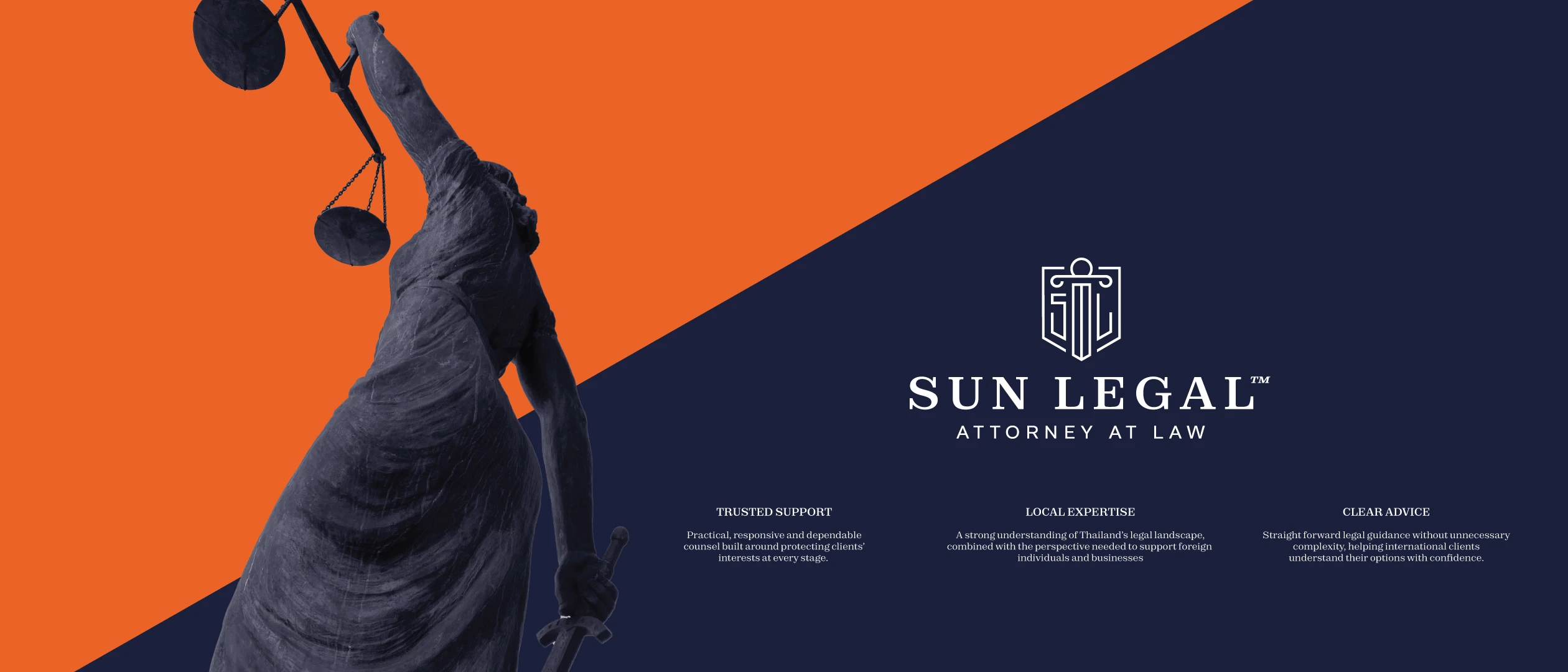 Sun Legal, Attorney at Law: corporate identity concept